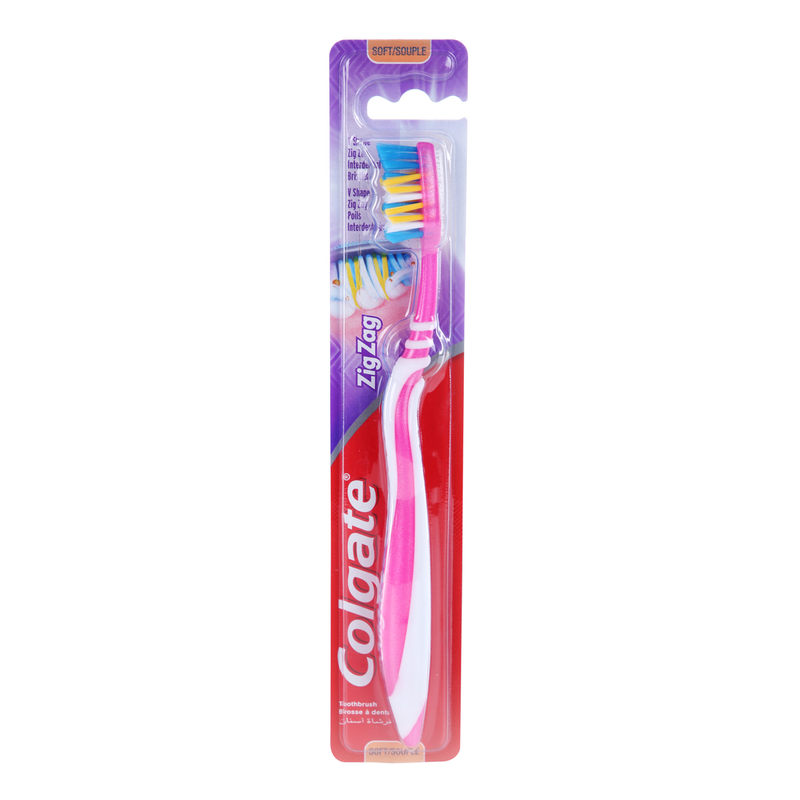 Colgate zig zag toothbrush soft, , medium-null