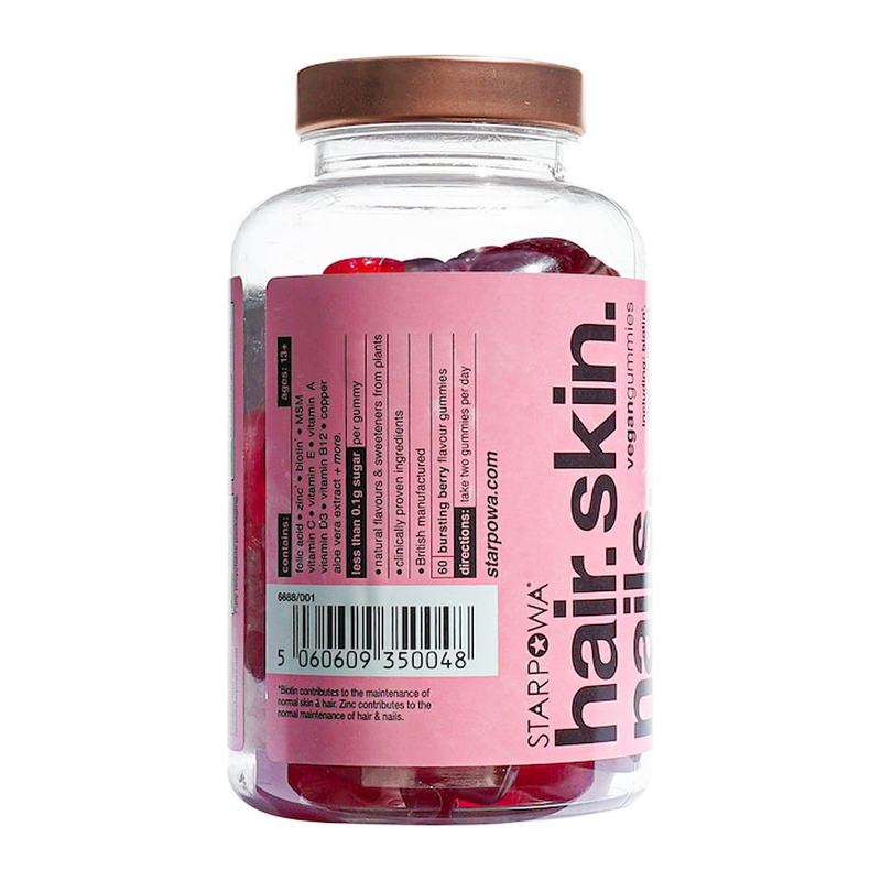 Starpowa hair, skin and nail 60 gummies-null
