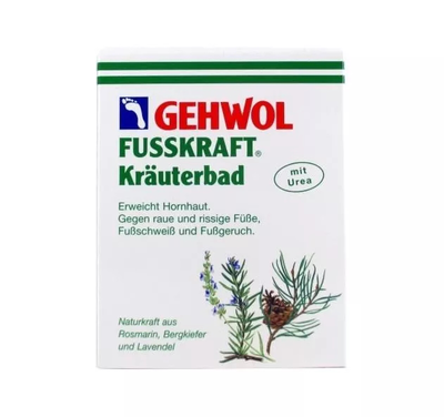Gehwol- fusskraft herbal bath sachets 10x20gr, , medium