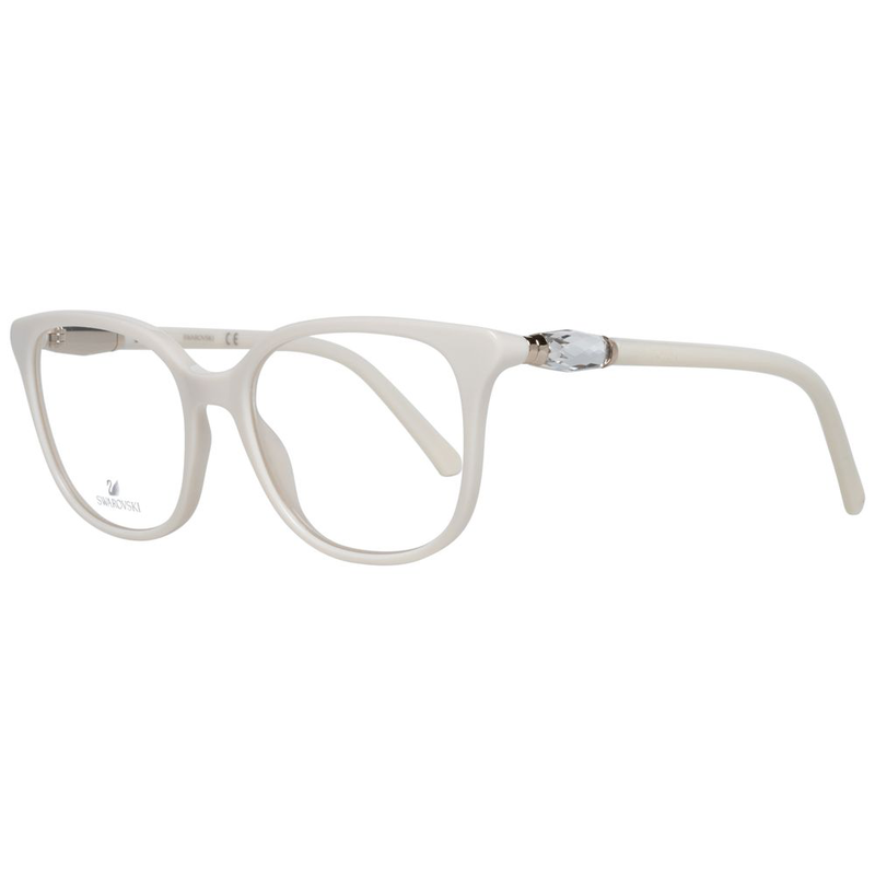 White plastic glasses (frames)-null