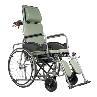 “proteus ii” reclining wheelchair with commode, , medium