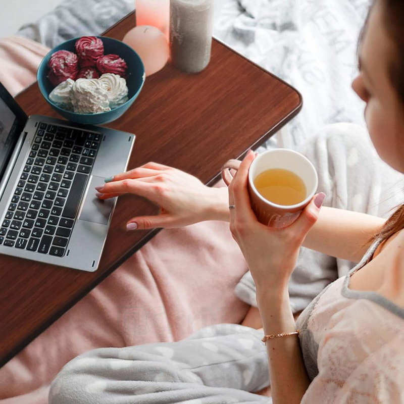 Reclining overbed table, beige, , medium-null