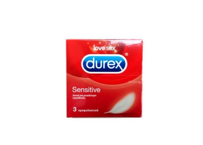 Durex sensitive condoms 3 pieces