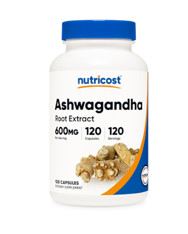 Ashwagandha Nutricost-120 capsules, , medium-null