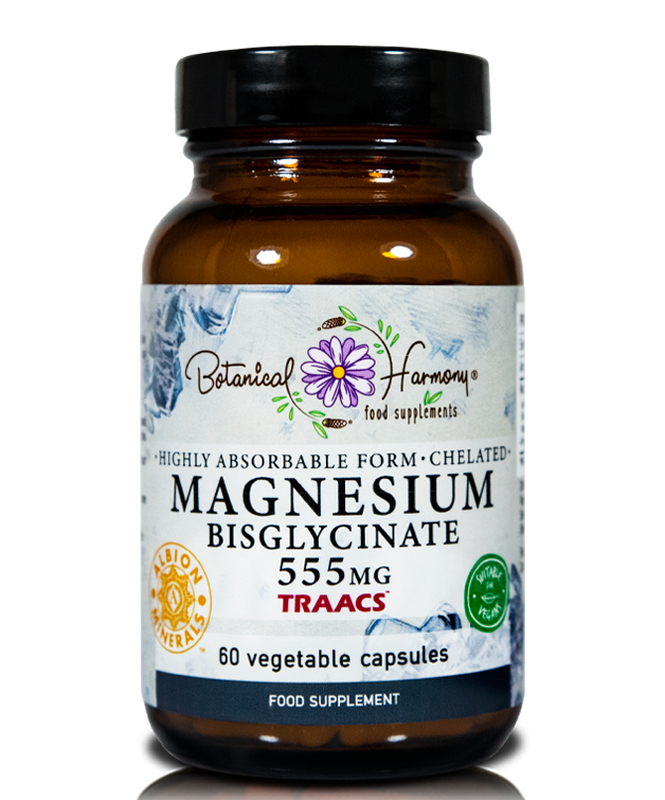 Product image: Botanical harmony magnesium bisglycinate 555mg 60s, , medium-null