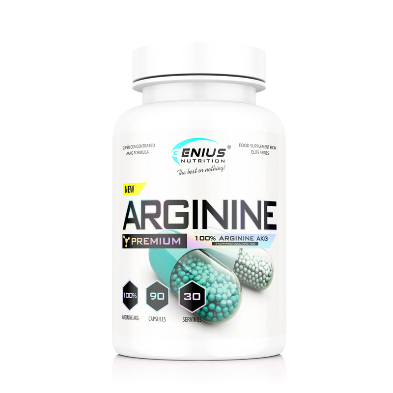 Product image: Arginine akg 90caps, Genius nutrition, , medium-null
