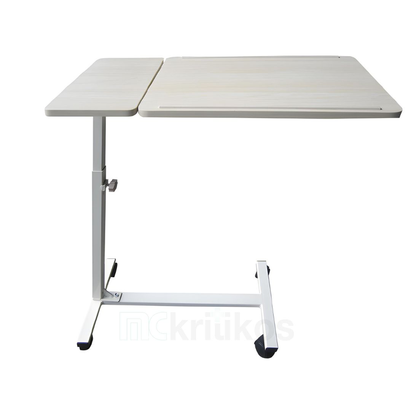 Reclining overbed table, beige, , medium-null