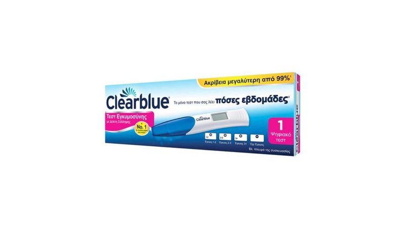 Clearblue digital pregnancy test with weeks indicator, , medium-null