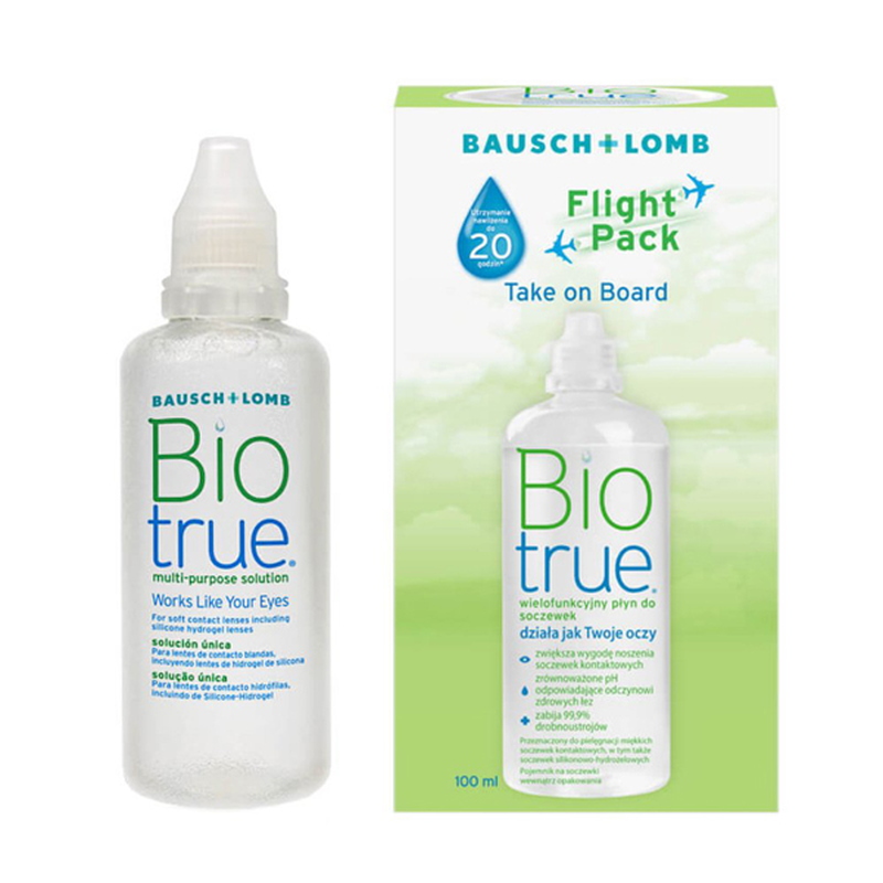 Bausch + lomb biotrue flight pack &delta;&iota;ά&lambda;&upsilon;&mu;&alpha; &phi;&alpha;&kappa;ώ&nu; &epsilon;&pi;&alpha;&phi;ή&sigmaf; 100 ml, , medium-null
