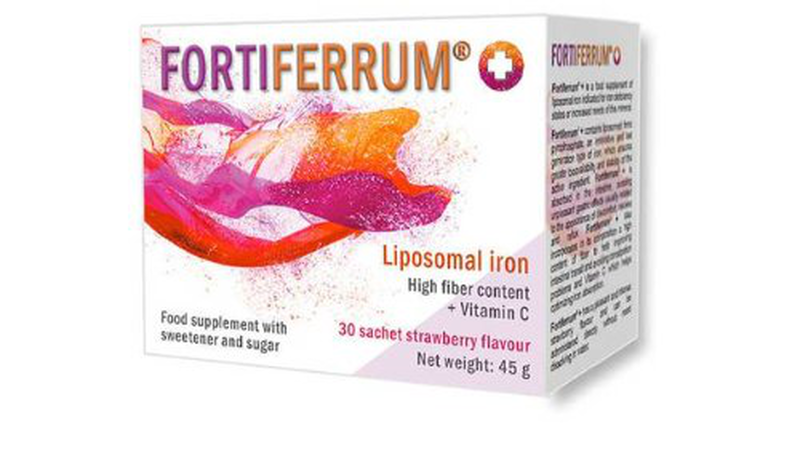 Fortiferrum plus 45G 30 sachets strawberry flavor, , medium-null