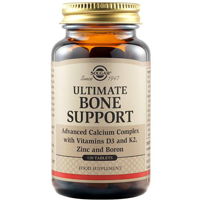Solgar ultimate bone support x 120 tablets - calcium complex with vitamins d3, k2, zinc & boron, , medium
