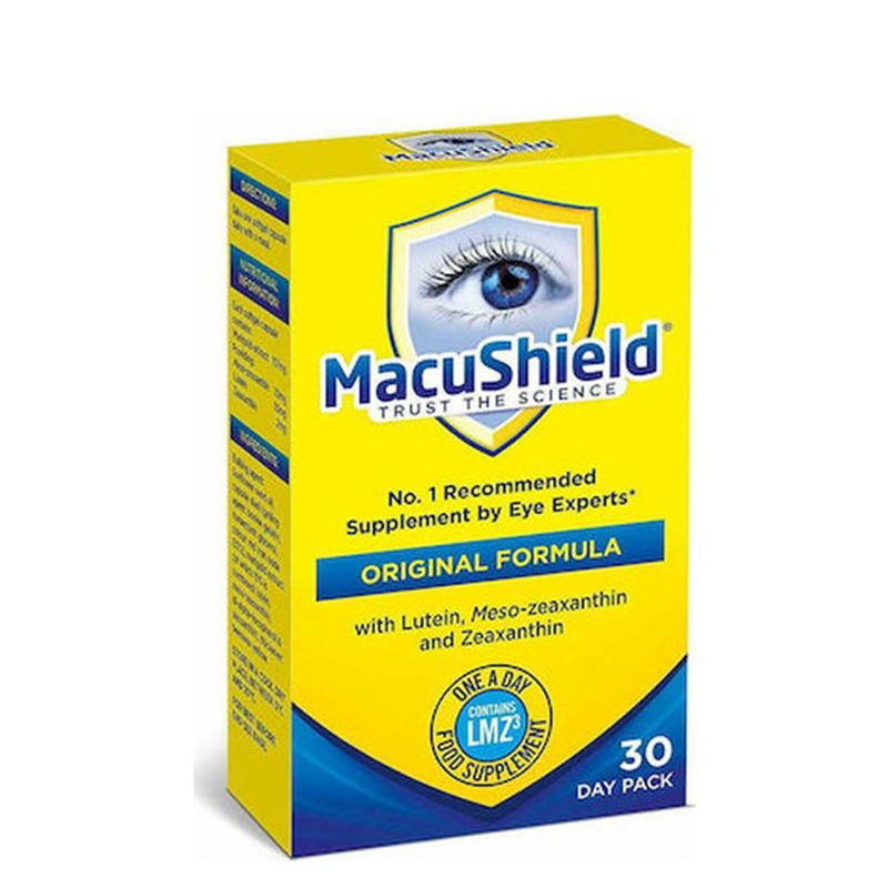 Macushield eye health &sigma;&upsilon;&mu;&pi;&lambda;ή&rho;&omega;&mu;&alpha; &delta;&iota;&alpha;&tau;&rho;&omicron;&phi;ή&sigmaf; &gamma;&iota;&alpha; &tau;&eta;&nu; &upsilon;&gamma;&epsilon;ί&alpha; &tau;&omega;&nu; &mu;&alpha;&tau;&iota;ώ&nu; 30 caps, , medium-null