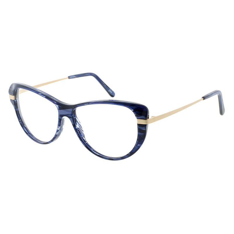 Purple metal & plastic glasses (frames)-null