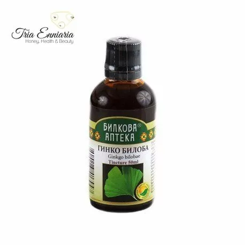 Ginkgo biloba, nervous system, tincture , bioherba, 50 ml, , medium image number null