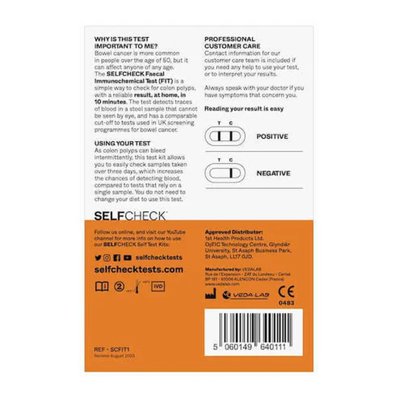 Selfcheck faecal immunochemical test (fit) - 1 piece, , medium image number null