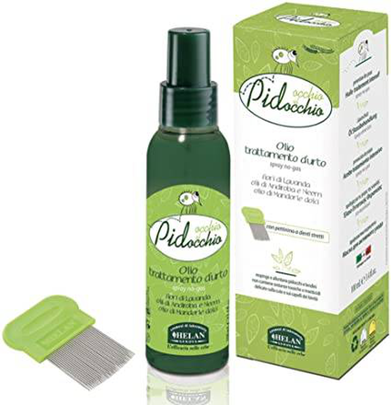 Product image: Occhio al pidocchio oil intensive treatment with fine-toothed metal comb 100ml, , medium-null