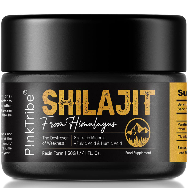 Shilajit resin, original himalayan shilajit 30g - gold grade 100% pure, rich in fulvic & humic acid, minerals, , medium-null