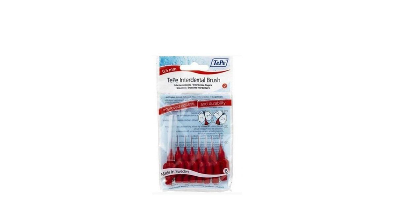 Tepe interdental red brush 8 x 0.5mm / s2, , medium-null