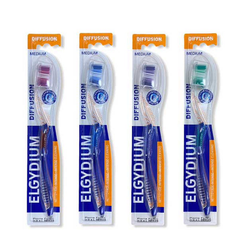 Elgydium diffusion medium toothbrush, , medium-null