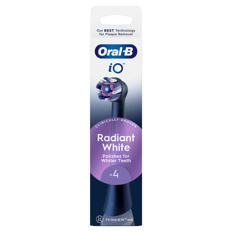 Oral-b io radiant &alpha;&nu;&tau;&alpha;&lambda;&lambda;&alpha;&kappa;&tau;&iota;&kappa;&epsilon;&sigmaf; &kappa;&epsilon;&phi;&alpha;&lambda;&epsilon;&sigmaf; 4&tau;&mu;&chi; - &lambda;&epsilon;&upsilon;&kappa;&omicron; &mu;&alpha;&upsilon;&rho;&omicron;, , medium-null