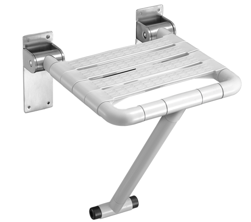 White abs foldable shower seat, , medium-null