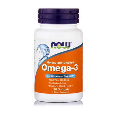 Now molecularly distilled omega-3 30 softgels, , medium
