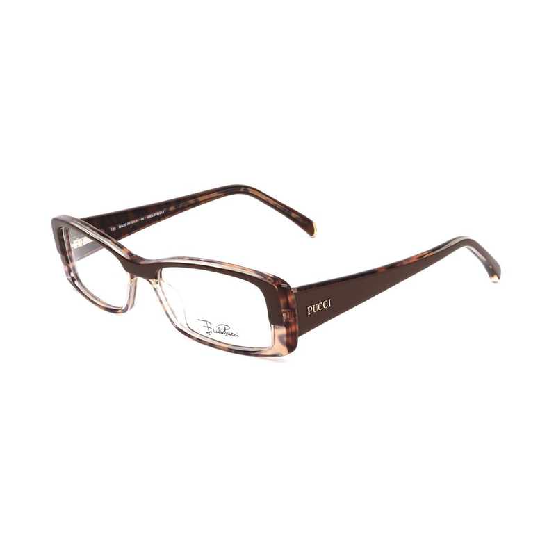 Brown plastic glasses (frames)-null