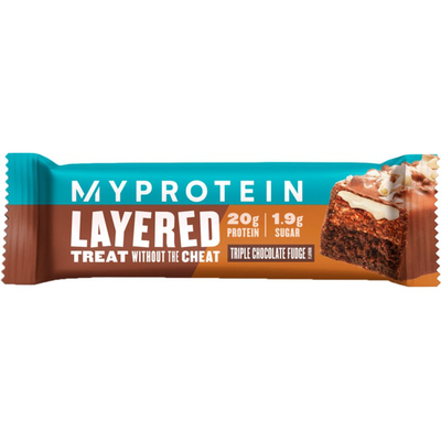 Myprotein layered bar - triple chocolate fudg 60gr, ., , medium