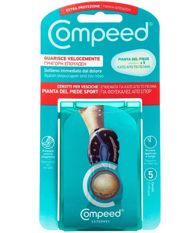 Compeed sports underfoot blister 5 plasters, , medium image number null