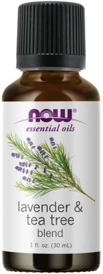 Now foods lavender & tea tree essential oils 30ml, , medium