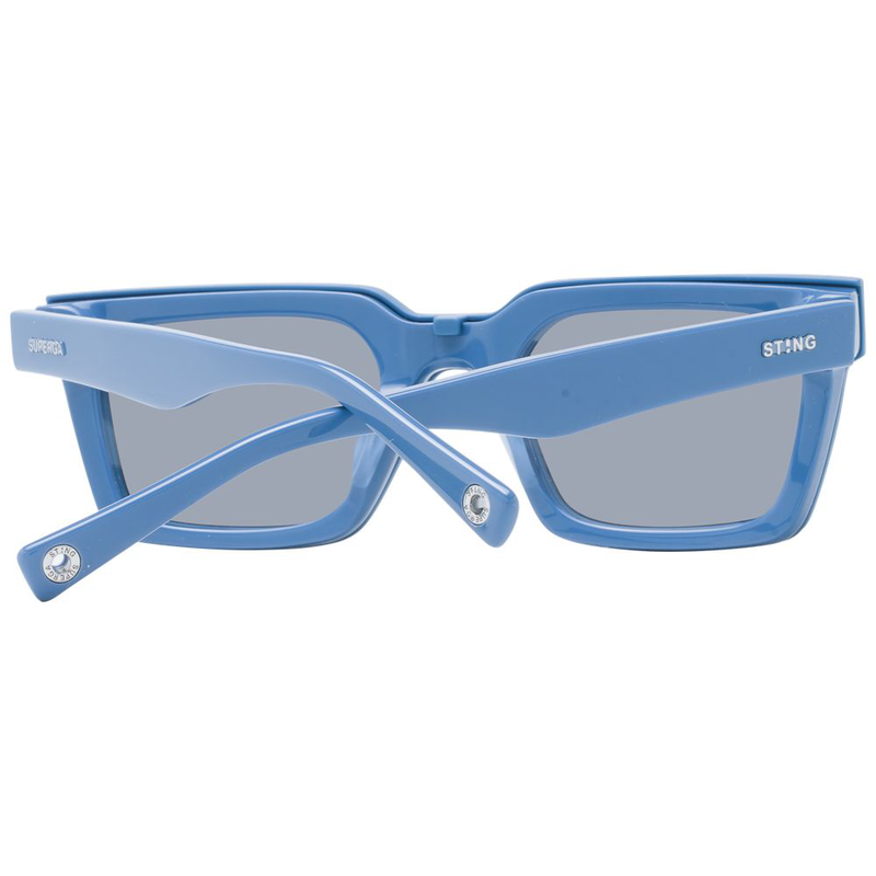 Blue acetate & plastic glasses (frames)-null