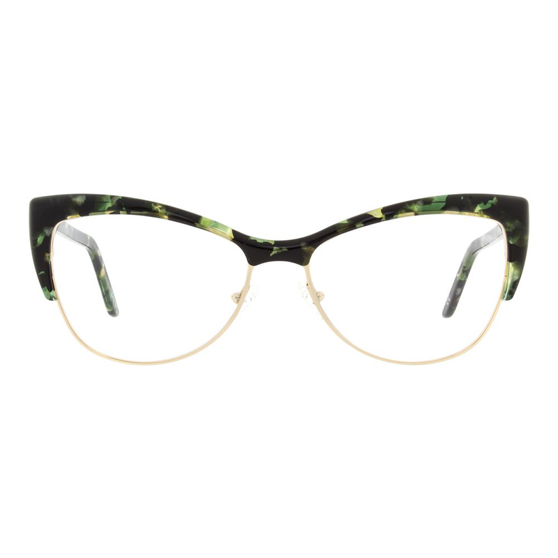 Bicolor acetate & metal glasses (frames)-null