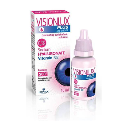 Novax visionlux plus eye drops 10ml