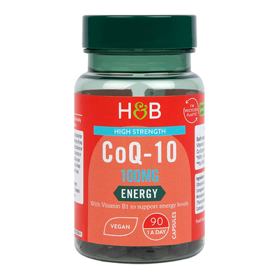 Holland & barrett high strength co-q10 100mg 30 capsules, , medium