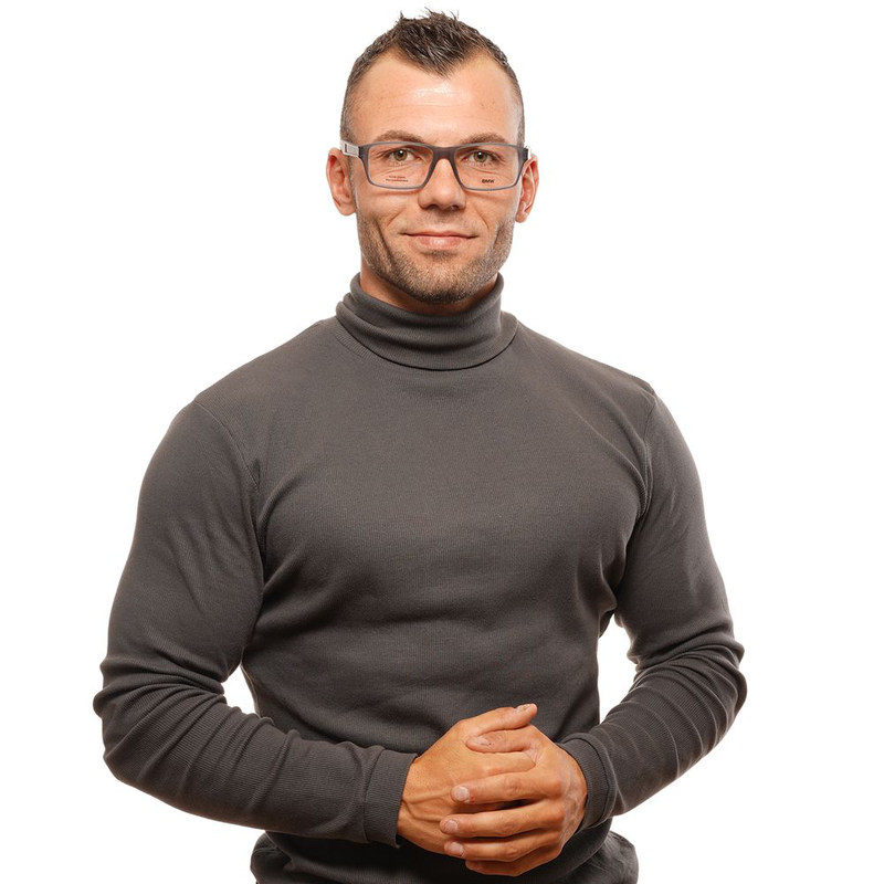 Gray plastic glasses (frames)-null