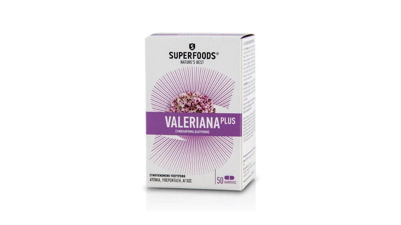 Superfoods valeriana plus 50caps, , medium-null