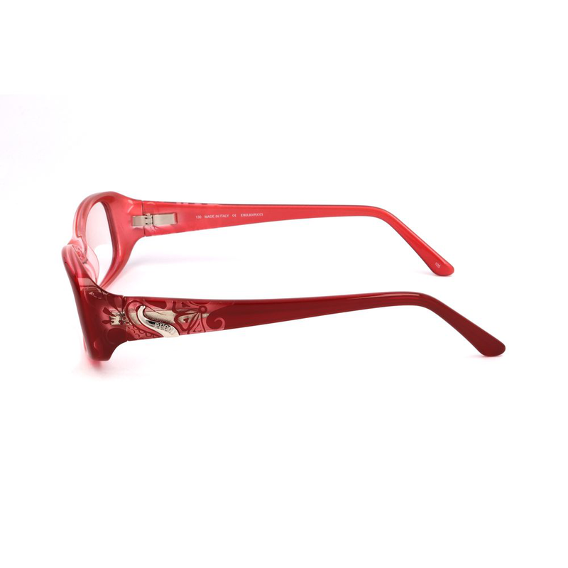 Red plastic glasses (frames)-null