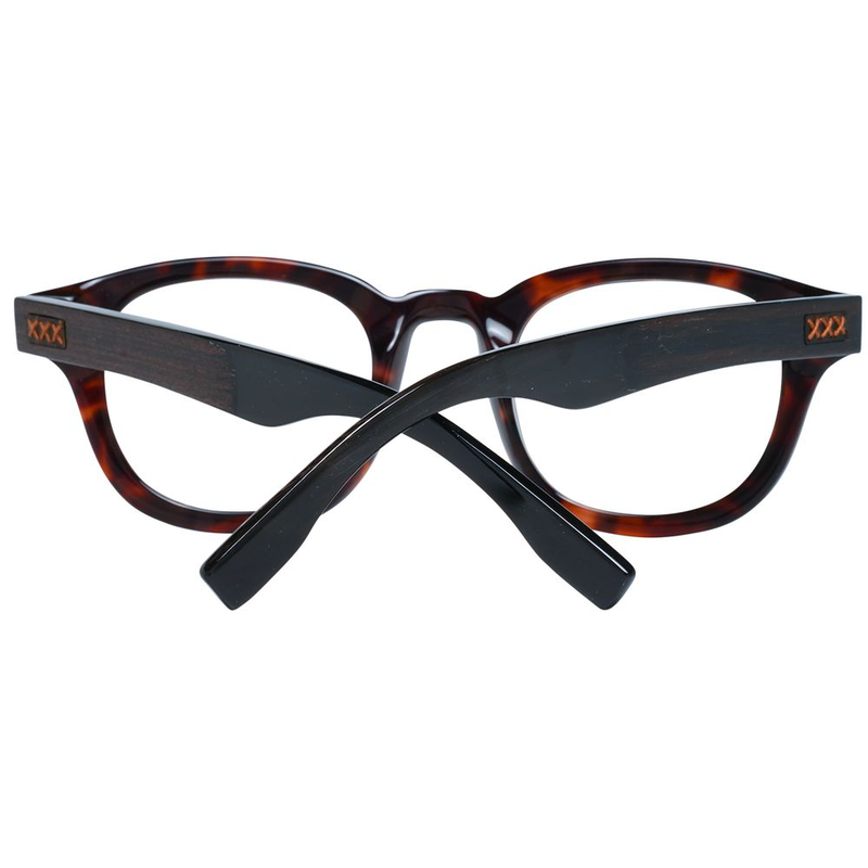 Brown plastic glasses (frames)-null