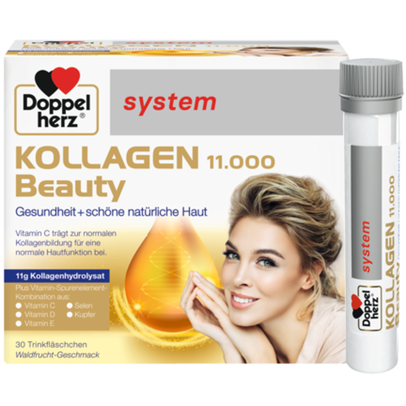 Doppelherz collagen 11.000 beauty 30x25ml, , medium-null