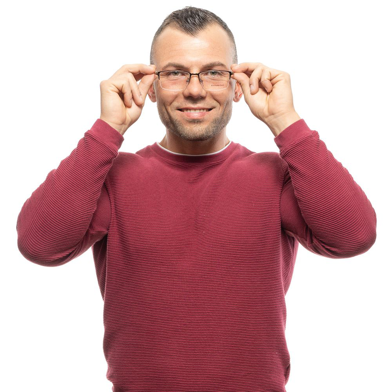 Bronze metal glasses (frames)-null