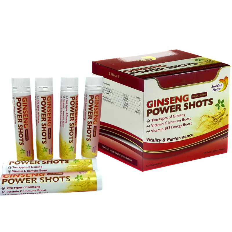 Swedish nutra ginseng power 20 shots of 25ml each, , medium-null