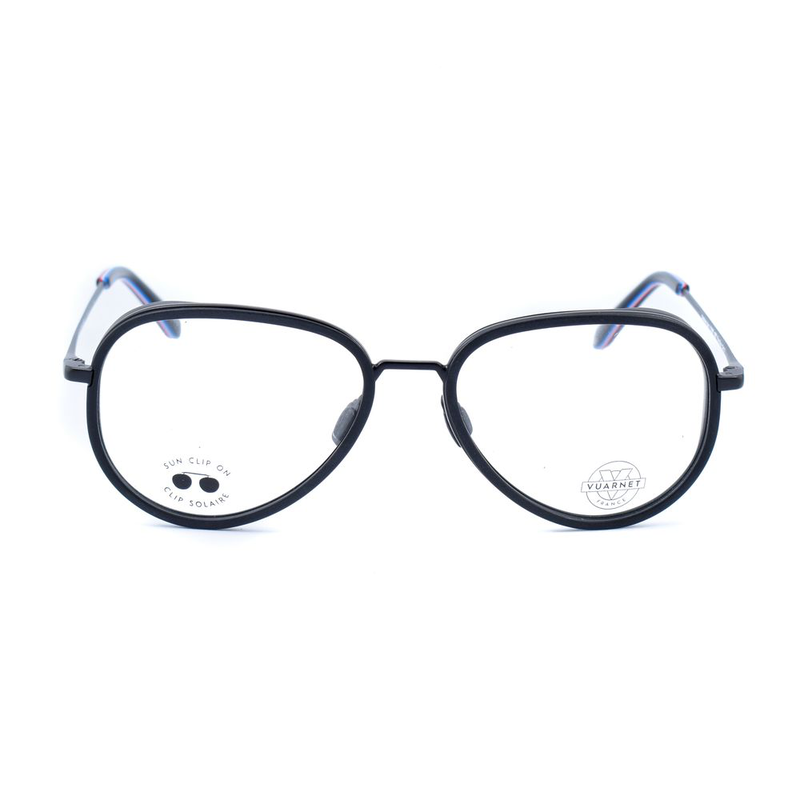 Black stainless steel glasses (frames)-null