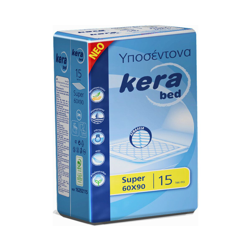 Kera bed super incontinence underpads 60x90cm (15pcs), , medium-null