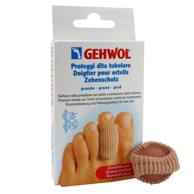 Gehwol toe protection polymer medium x 2 units - relief of pressure & protection for the toe against friction, , medium