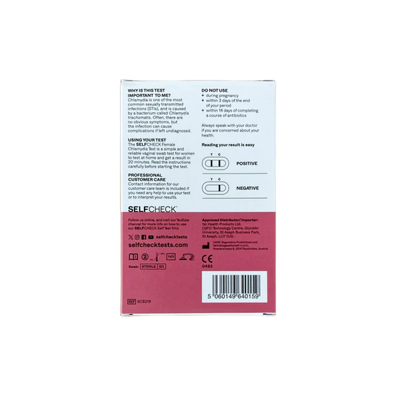Selfcheck female chlamydia test - 1 piece, , medium image number null
