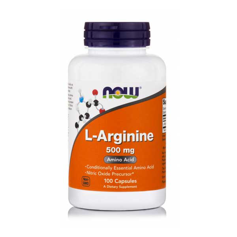 Now l-arginine 500mg 100 capsules, , medium-null