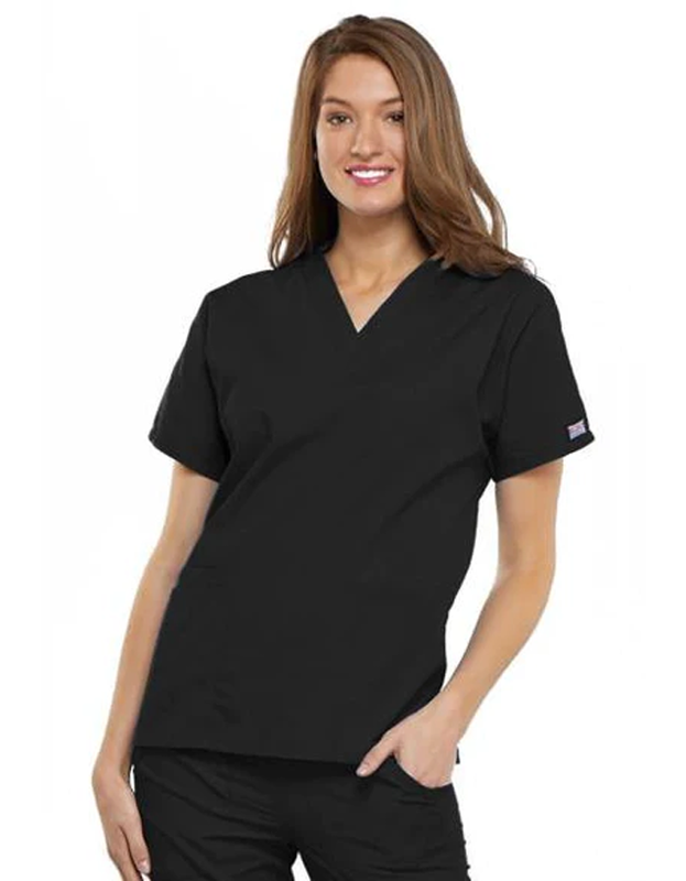 Product image: Cherokee 4700 unisex v-neck scrub top - galaxy blue , xs-null