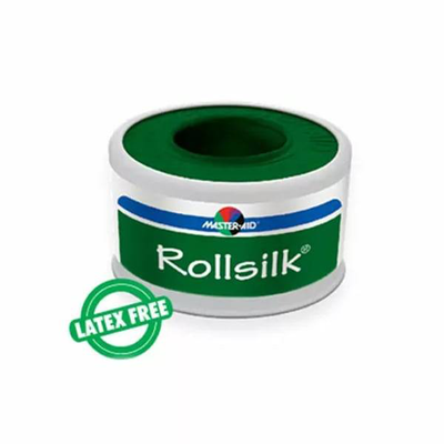 Master aid rollsilk 5m plasters 2.5cm, ., , medium