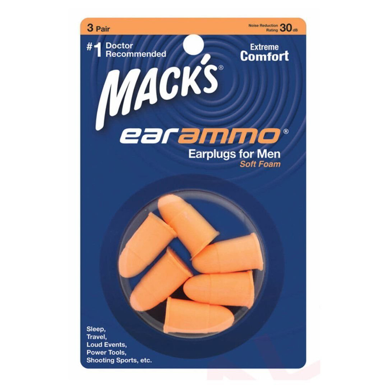 Macks ear ammo men earplugs 3 pairs (943), , medium-null