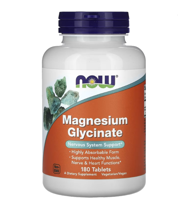 Now Foods Magnesium Glycinate-180 tablets, , medium-null